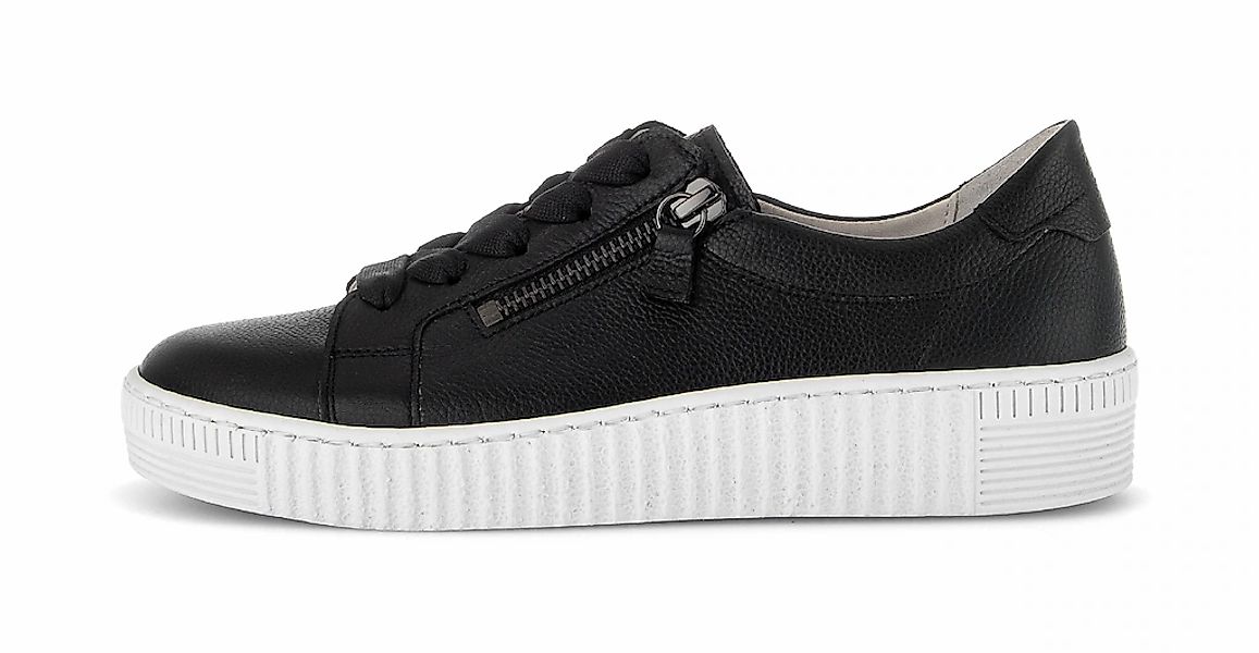 Gabor Plateausneaker, Freizeitschuh, Halbschuh, Schnürschuh mit zwei Reißve günstig online kaufen