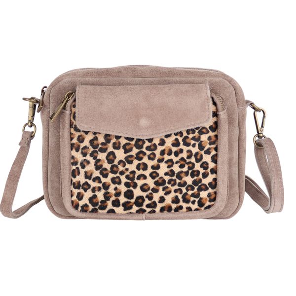 MIRROSI Schultertasche aus Echtleder Kuhfell, hergestellt günstig online kaufen