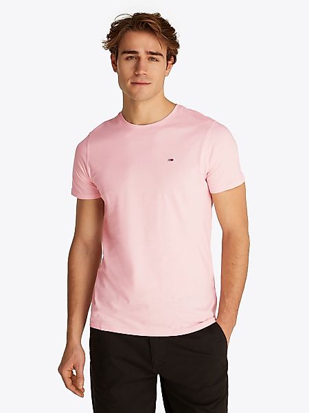 Tommy Jeans T-Shirt "TJM ESSENTIAL SOLID TEE", Regular Fit mit Rundhalsauss günstig online kaufen