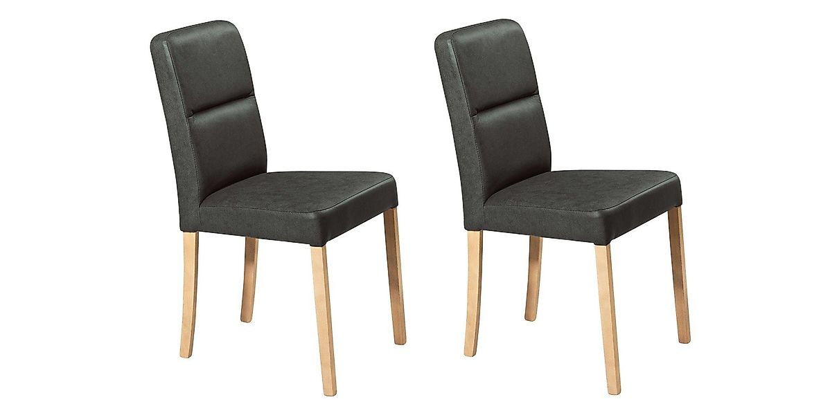 Home affaire 4-Fußstuhl Laros (Set), Massivholzgestell günstig online kaufen