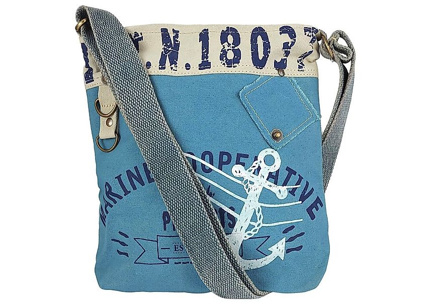 Sunsa Umhängetasche Damen Umhängetasche, blaue Maritim Schultertasche, vega günstig online kaufen