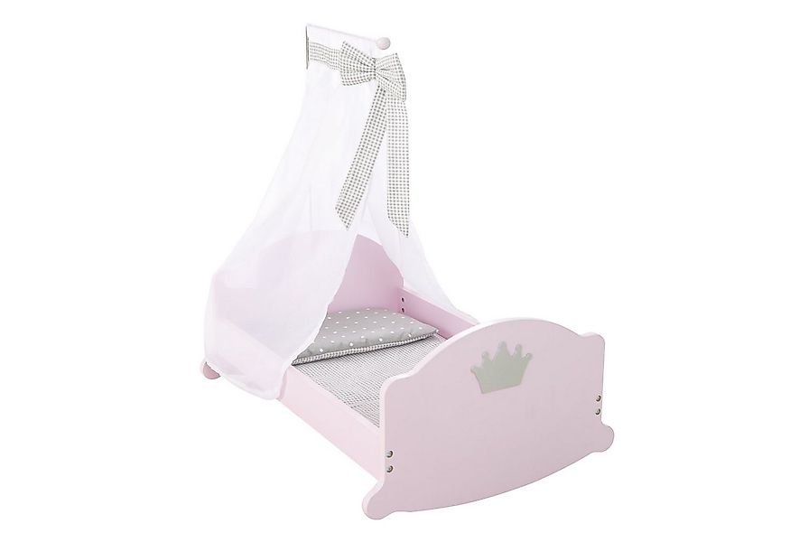 roba® Puppenwiege Puppenmöbel, inkl. textiler Ausstattung, Bettwäsche & Him günstig online kaufen