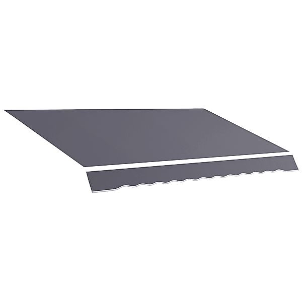 Outsunny Ersatzverdeck für Sonnenschirm mit Schwenkarm, Polyester Ersatzsto günstig online kaufen