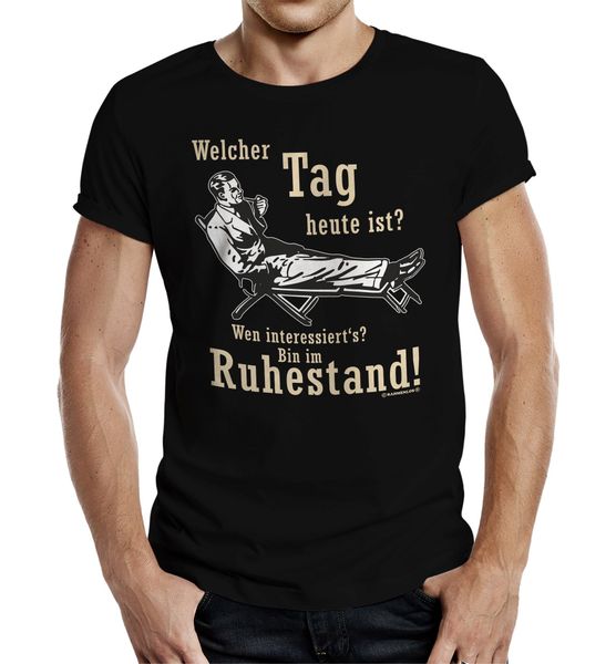 RAHMENLOS® T-Shirt für Rentner: Welcher Tag günstig online kaufen