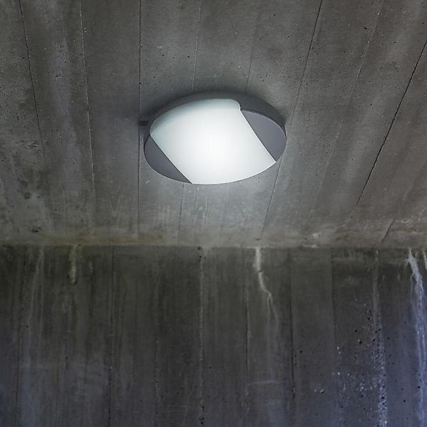 LED Wand- und Deckenleuchte Sweep in Anthrazit 23,5W 1600lm IP54 günstig online kaufen