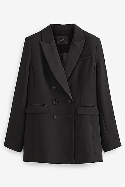 Next Jackenblazer Zweireihige Smokingjacke aus Crêpe günstig online kaufen