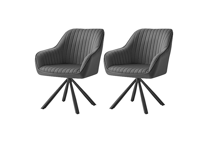 SONGMICS Esszimmerstuhl Esszimmerstuhl, Küchenstuhl, Sessel drehbar (2 St), günstig online kaufen