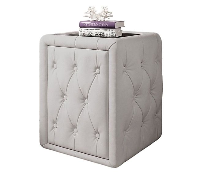 Luxusbetten24 Nachttisch Designer Nachttisch Josy, mit Samtbezug günstig online kaufen