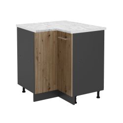 Vicco Spülenunterschrank R-Line, Artisan-Eiche/Weiß, 80 cm, günstig online kaufen