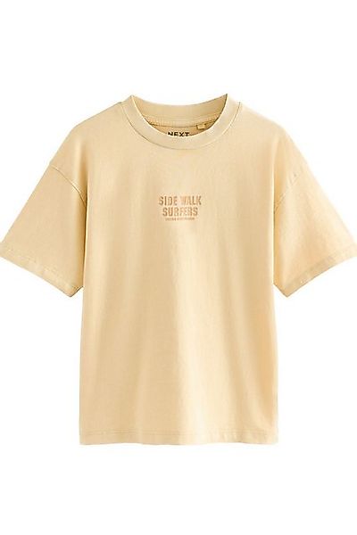 Next T-Shirt Relaxed Fit T-Shirt mit Grafik-Print und Waschung (1-tlg) günstig online kaufen