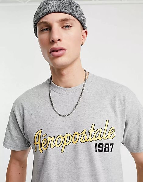 Aeropostale – 1987 – T-Shirt-Grau günstig online kaufen