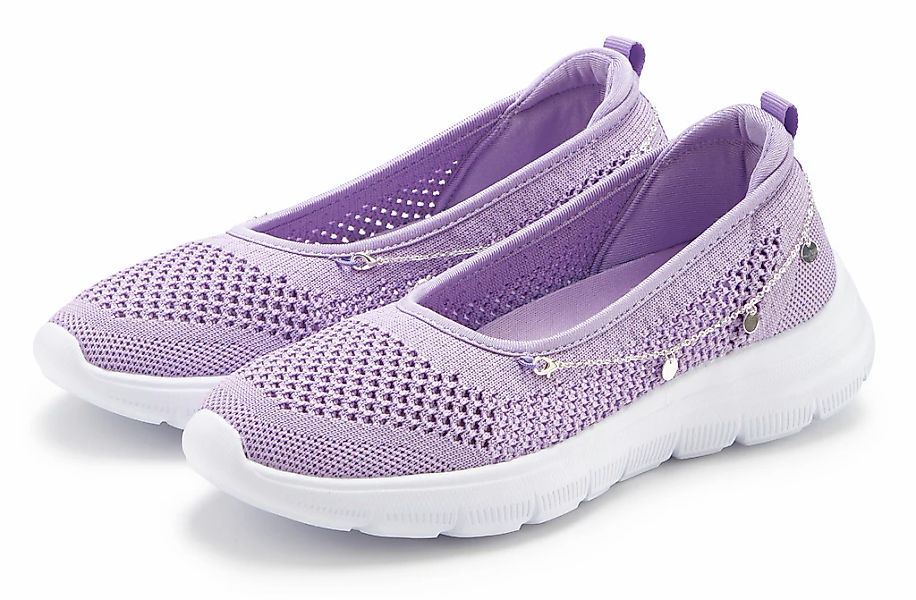 LASCANA Sneaker "Slip-On-Sneaker, Freizeitschuh, Slipper," Ballerina, Halbs günstig online kaufen