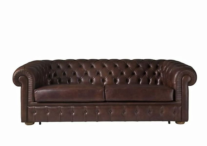JVmoebel Chesterfield-Sofa Chesterfield Sofa Polster Couch 3 Sitzer + Bettf günstig online kaufen