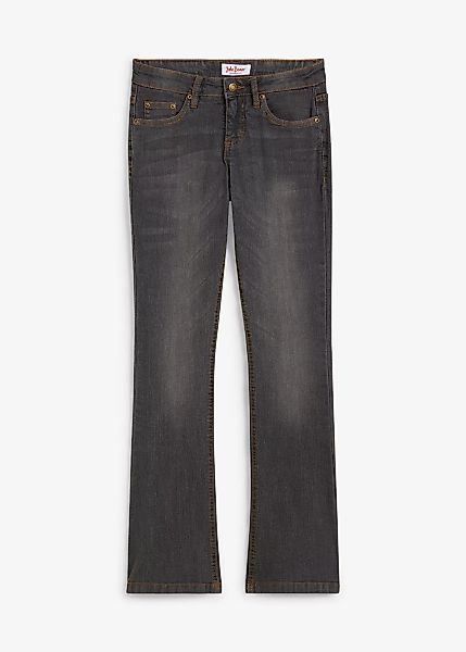 Bootcut Jeans Mid Waist, Stretch günstig online kaufen