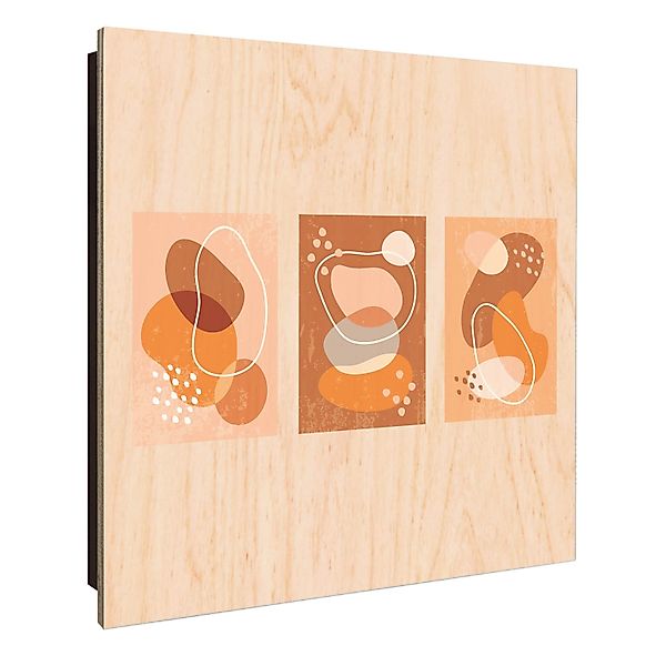 Banjado Großer Schlüsselkasten Holz 30x30cm Schwarz Scharnier Links 50 Hake günstig online kaufen