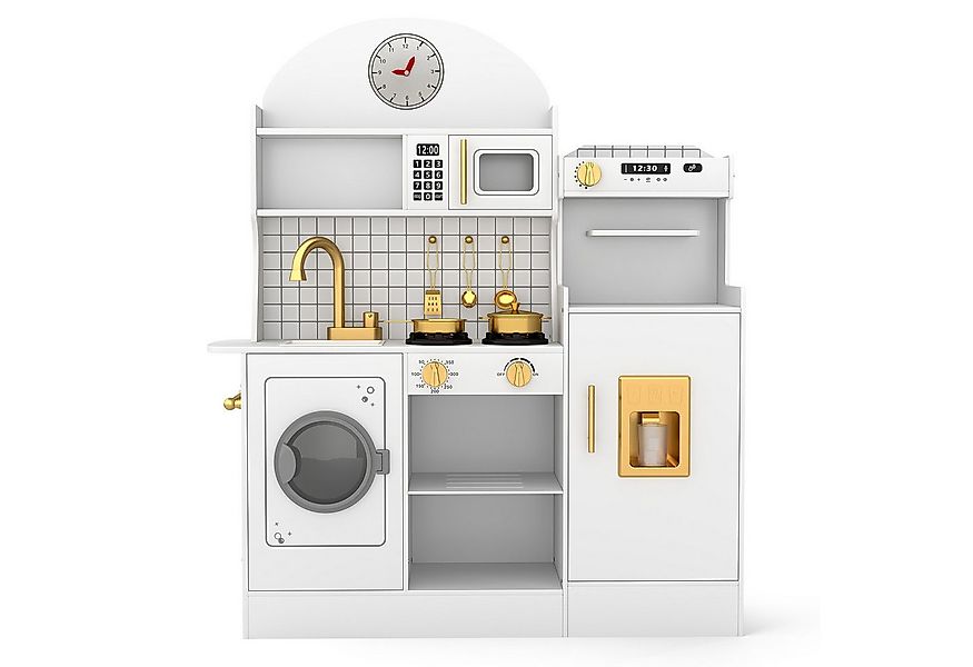 JOYLDIAS Spielküche Kinder-Küchenset, Puppenküche mit Klang und Licht, Ofen günstig online kaufen