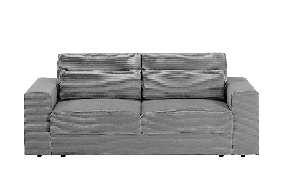 Big Sofa 2,5 Sitzer Branna ¦ grau ¦ Maße (cm): B: 209 H: 89 T: 102 Polsterm günstig online kaufen