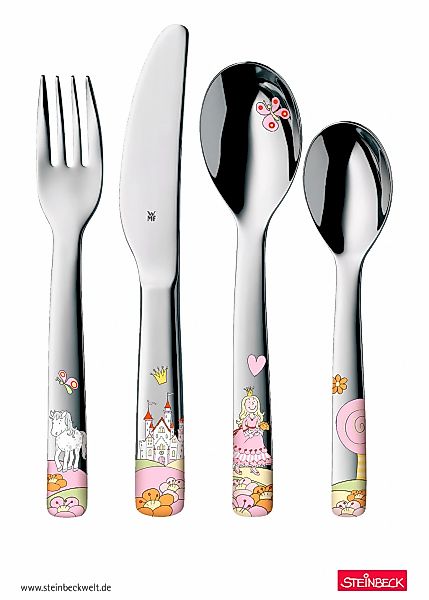 WMF Kinderbesteck "Prinzessin Anneli" ab 3 Jahren, hygienisch, säurefest günstig online kaufen