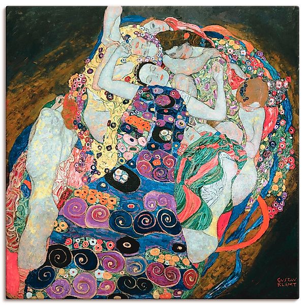 Artland "Die Mädchen (Die Jungfrau)" Frau 1 Stk. tlg. auf Holzrahmen gespan günstig online kaufen