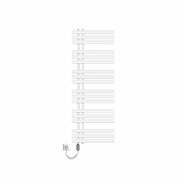 LuxeBath Iron EM Badheizkörper Elektrisch Heizstab 1200 W 500x1400 mm Weiß günstig online kaufen