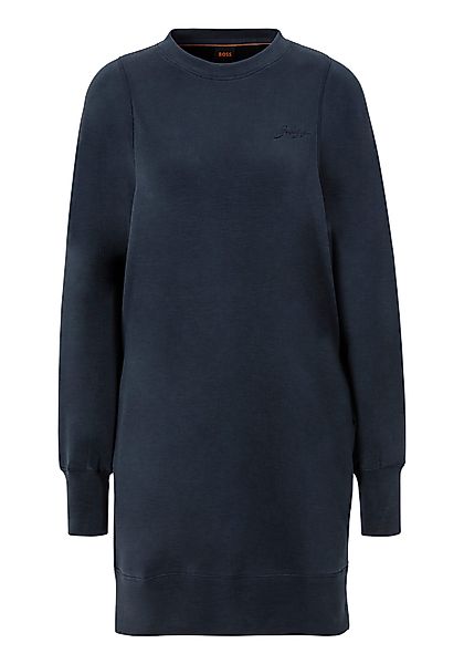 BOSS ORANGE Sweatkleid "Elements Premium Damenmode" mit Logoschriftzug in H günstig online kaufen