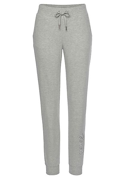 Bench. Loungewear Relaxhose mit glänzender Logostickerei, Loungeanzug günstig online kaufen