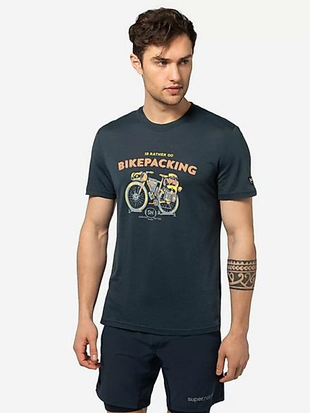 SUPER.NATURAL Print-Shirt für Herren aus Merino M BIKEPACKING TEE mit coole günstig online kaufen