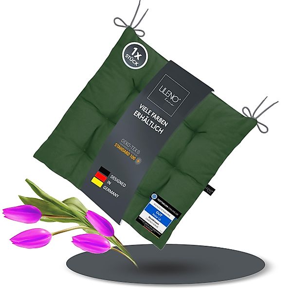 LILENO HOME Stuhlkissen Sitzkissen für Gartenstuhl, günstig online kaufen
