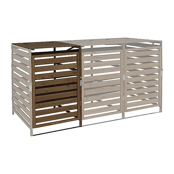 Proregal XL 1er-/2er-Mülltonnenverkleidung Erweiterung HxBxT 114x67x97 cm D günstig online kaufen