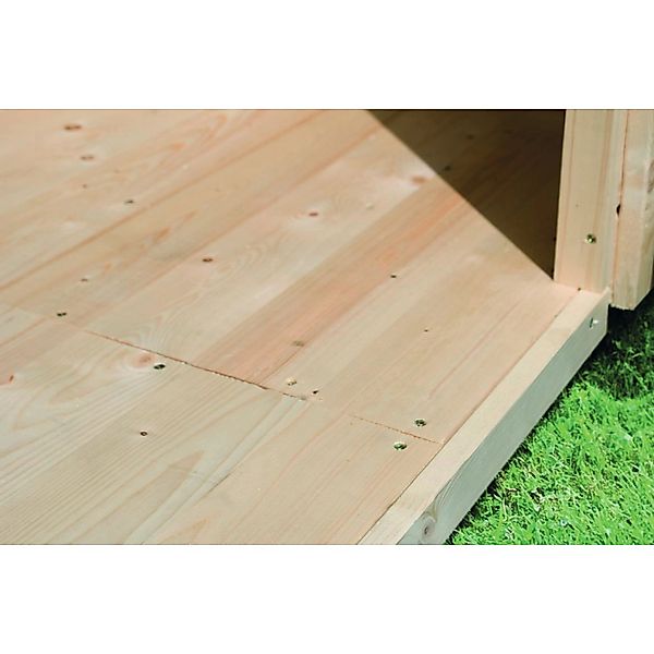 Karibu Fussboden für Gartenhaus Amato 4 Naturbelassen 327,9 x 360,8 cm günstig online kaufen