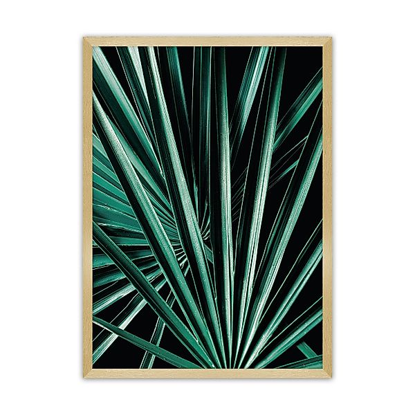 Poster Dark Palm Tree, 21 x  30 cm, Rahmen wählen: gold günstig online kaufen