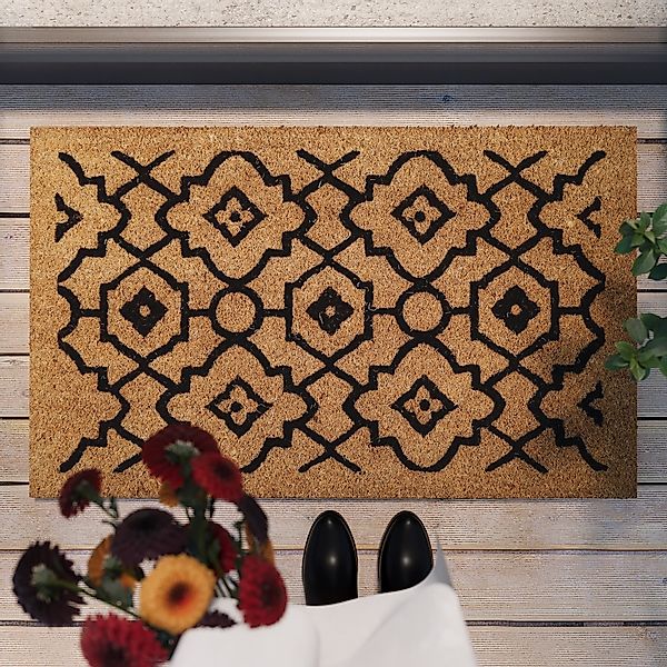 Wecon home Fußmatte »Posh Palace«, rechteckig, 18 mm Höhe, nachhaltig, ruts günstig online kaufen