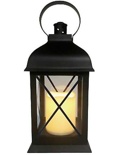 Trend Line Kerzenlaterne TrendLine LED Laterne schwarz 25 x 10,5 cm günstig online kaufen