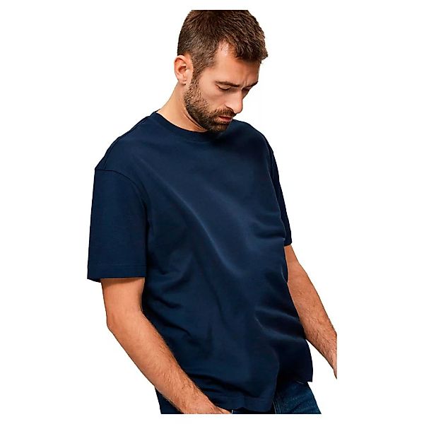 Selected Loose Gilman 220 Kurzärmliges S-t-shirt Mit O-ausschnitt 2XL Navy günstig online kaufen