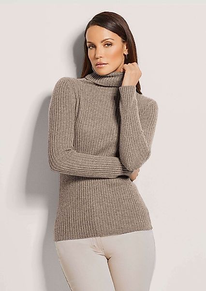 MADELEINE Strickpullover Rollkragenpullover aus Kaschmir günstig online kaufen