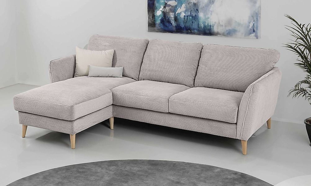 Home affaire Ecksofa MARSEILLE (242/152cm),L-Form, Rec. günstig online kaufen