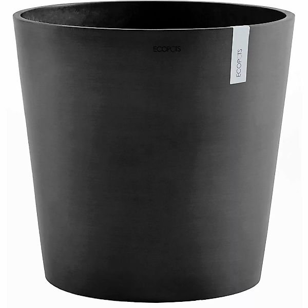 Ecopots Pflanztopf Amsterdam Dunkelgrau 50 cm günstig online kaufen