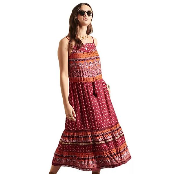 Superdry Ameera Cami Kurzes Kleid XS Rust günstig online kaufen