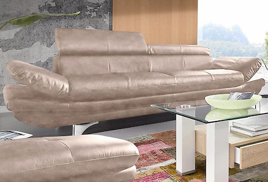 COTTA 3-Sitzer »Enterprise«, Big-Sofa, mit Armteilverstellung & Kopfteilver günstig online kaufen