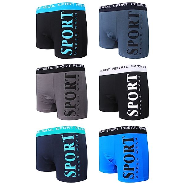 TEXEMP Retro Boxer 6er Pack Herren günstig online kaufen