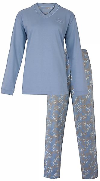 Medaillon Schlafanzug Damen Pyjama langer Arm günstig online kaufen