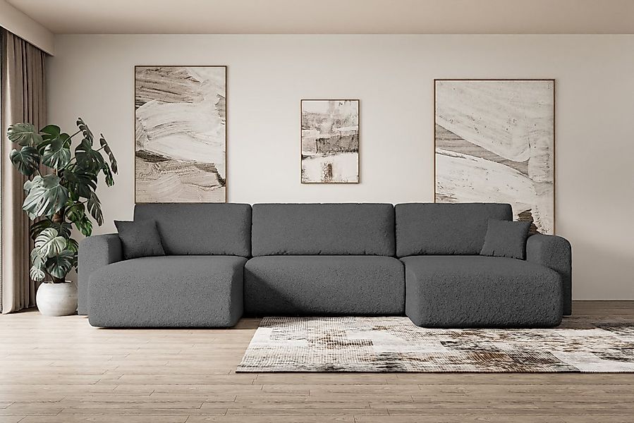 ALTDECOR Wohnlandschaft ORRO-U, Couch mit Schlaffunktion, Wohnzimmer - Wohn günstig online kaufen