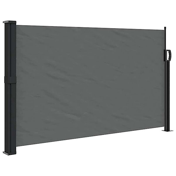furnicato Seitenmarkise Ausziehbar Anthrazit 120x600 cm günstig online kaufen