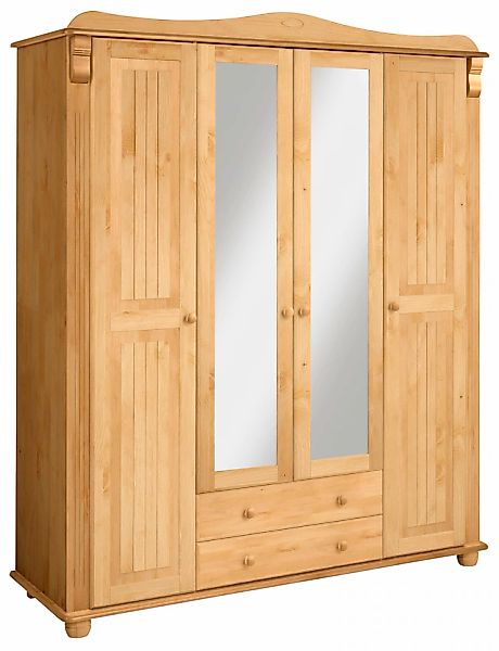 Home affaire Kleiderschrank "Adele" 4 Breiten: 92/130/169/207 H/T ca. 191/5 günstig online kaufen