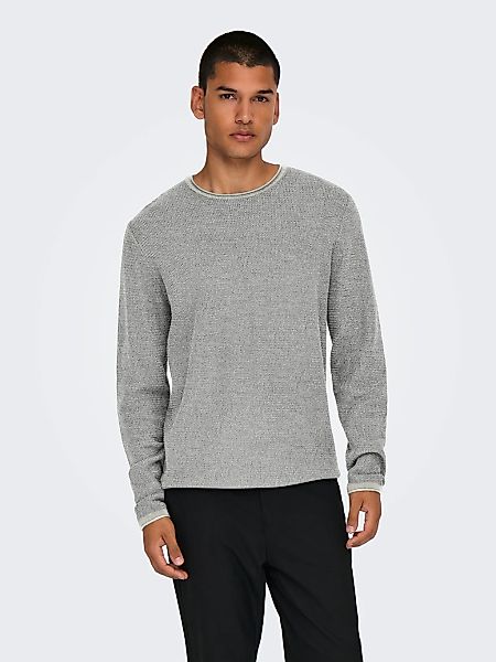 ONLY & SONS Strickpullover "ONSERIC REG 12 STRUC CREW KNIT" Baumwolle, regu günstig online kaufen