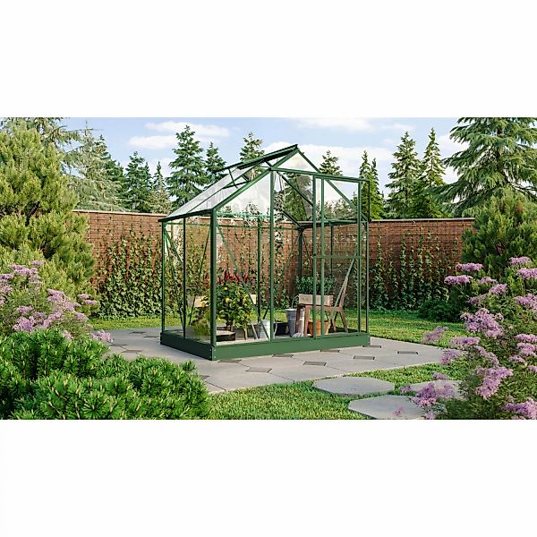 Vitavia Gewächshaus Triton 2500 Smaragd 2,6 m² inkl. Fundament günstig online kaufen