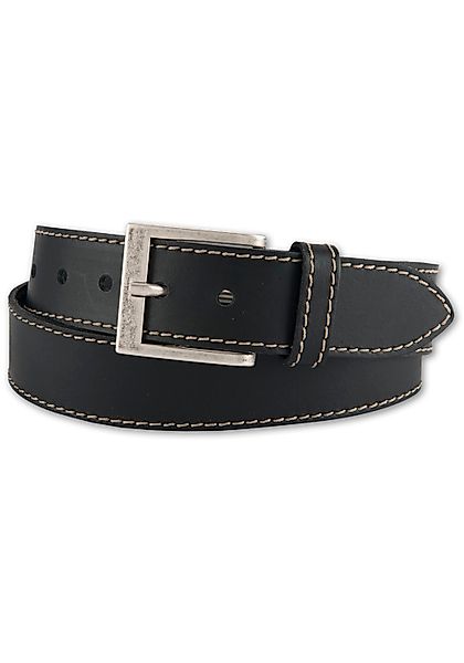 BERND GÖTZ Ledergürtel mit genähtem Kantendesign günstig online kaufen