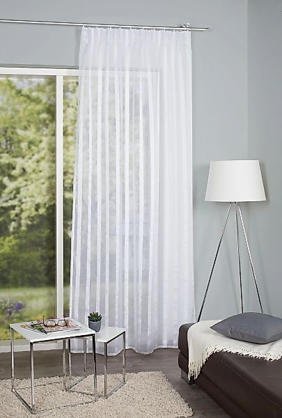 HOME WOHNIDEEN Gardine "EIKE" Multifunktionsband 1 Stk. tlg. HxB: 245x140, günstig online kaufen