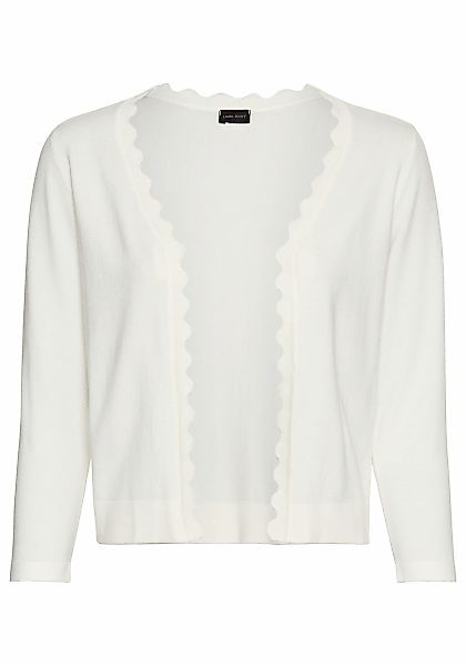 Laura Scott Cardigan, mit femininer Wellenkante - NEUE KOLLEKTION günstig online kaufen