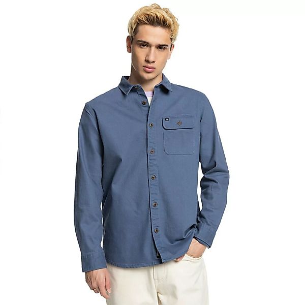 Quiksilver Eady Langarm Hemd XL Blue Indigo günstig online kaufen